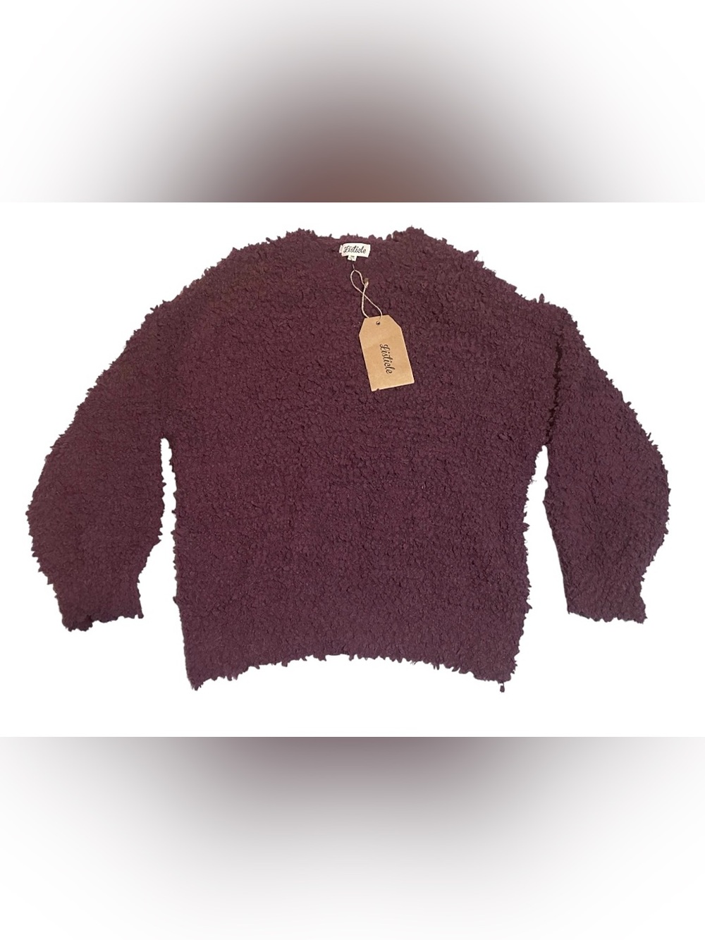 Listicle Women's Plush Crewneck Sweater